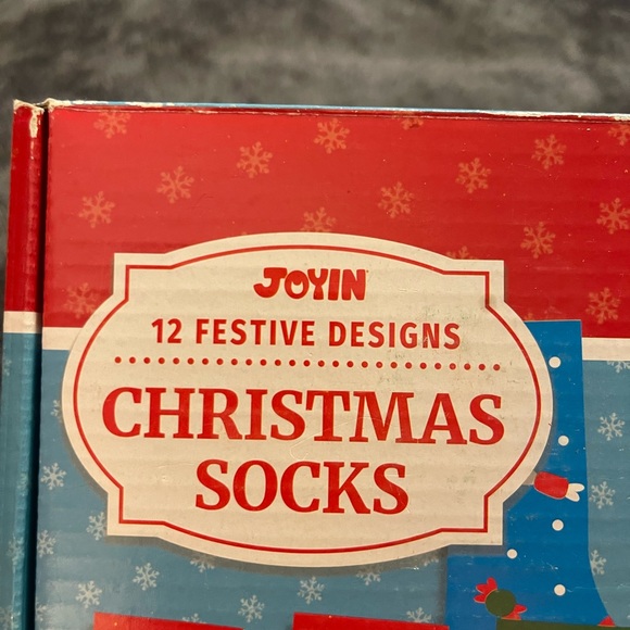 JOYIN 12 Pairs Warm Soft Cotton Christmas Socks Set for Christmas - NWT - Picture 13 of 15
